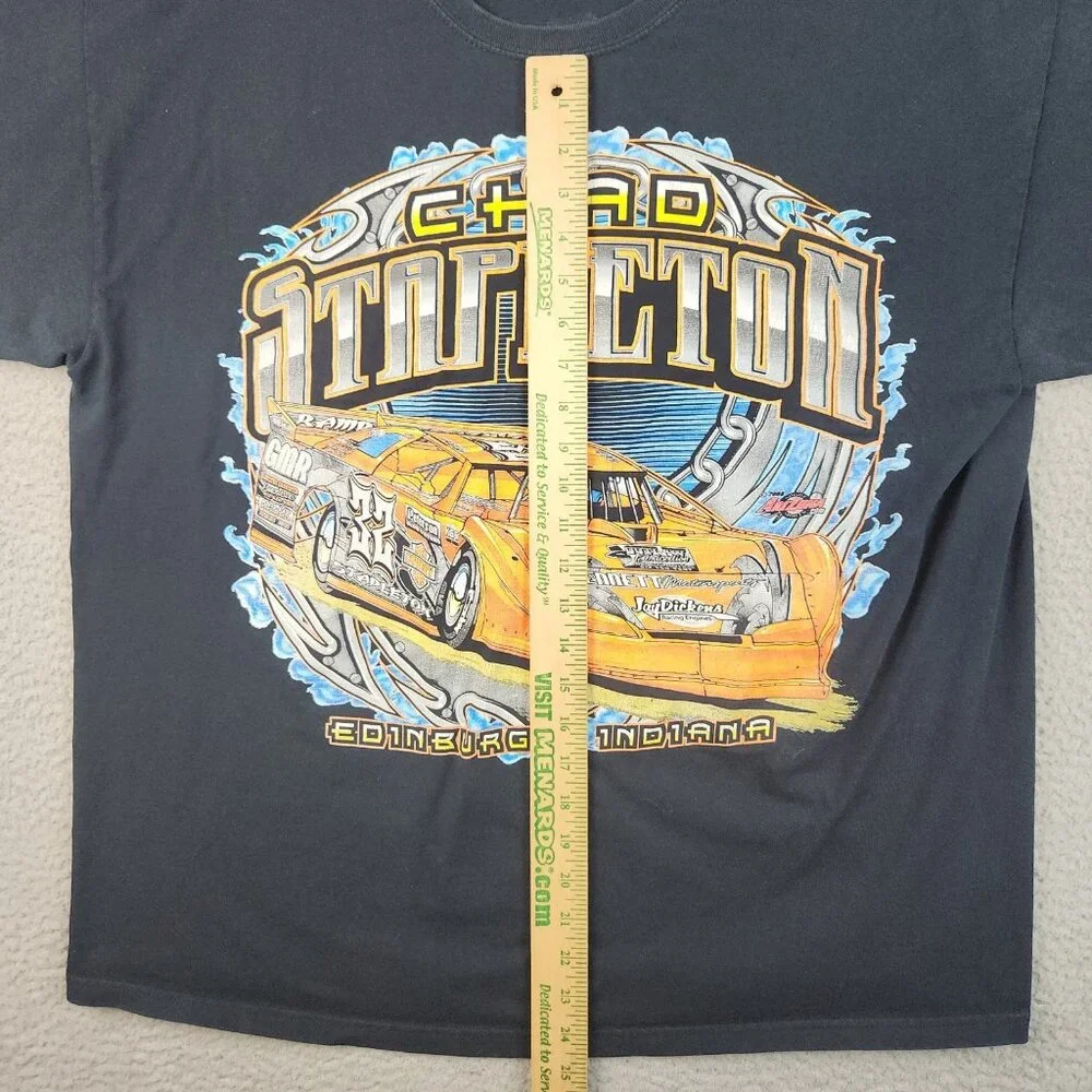 Chad Stapleton Dirt Late Model Motorsports Racing Shirt Mens Extra Large Indiana - Picture 5 of 11